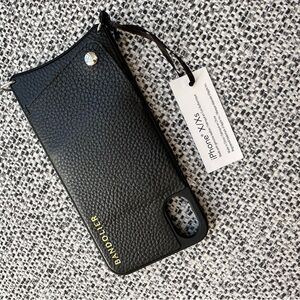 🆕✨BANDOLIER X Black Leather Phone Case
